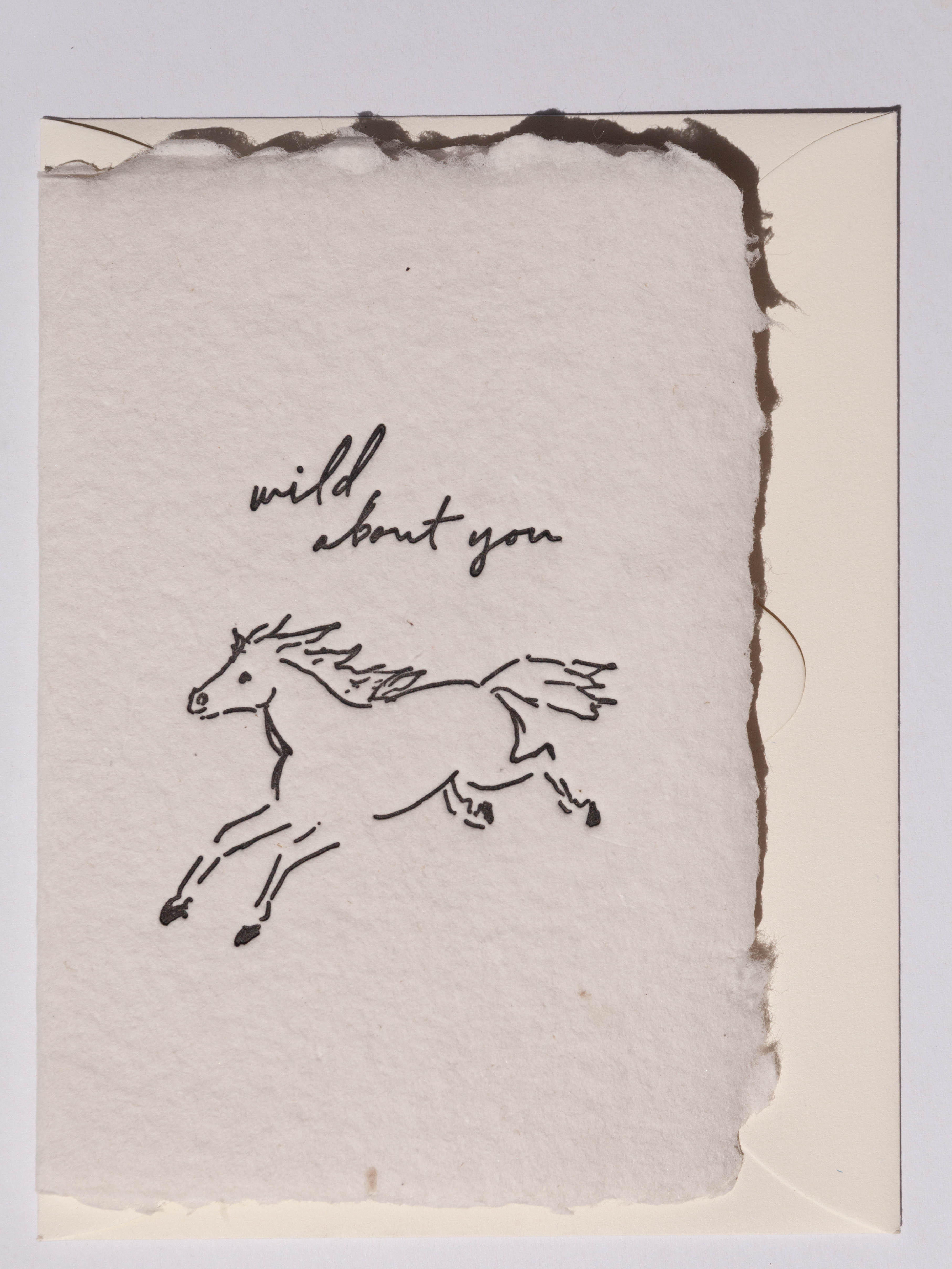Horse Wild About You Card