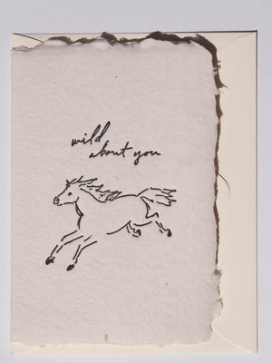 Horse Wild About You Card
