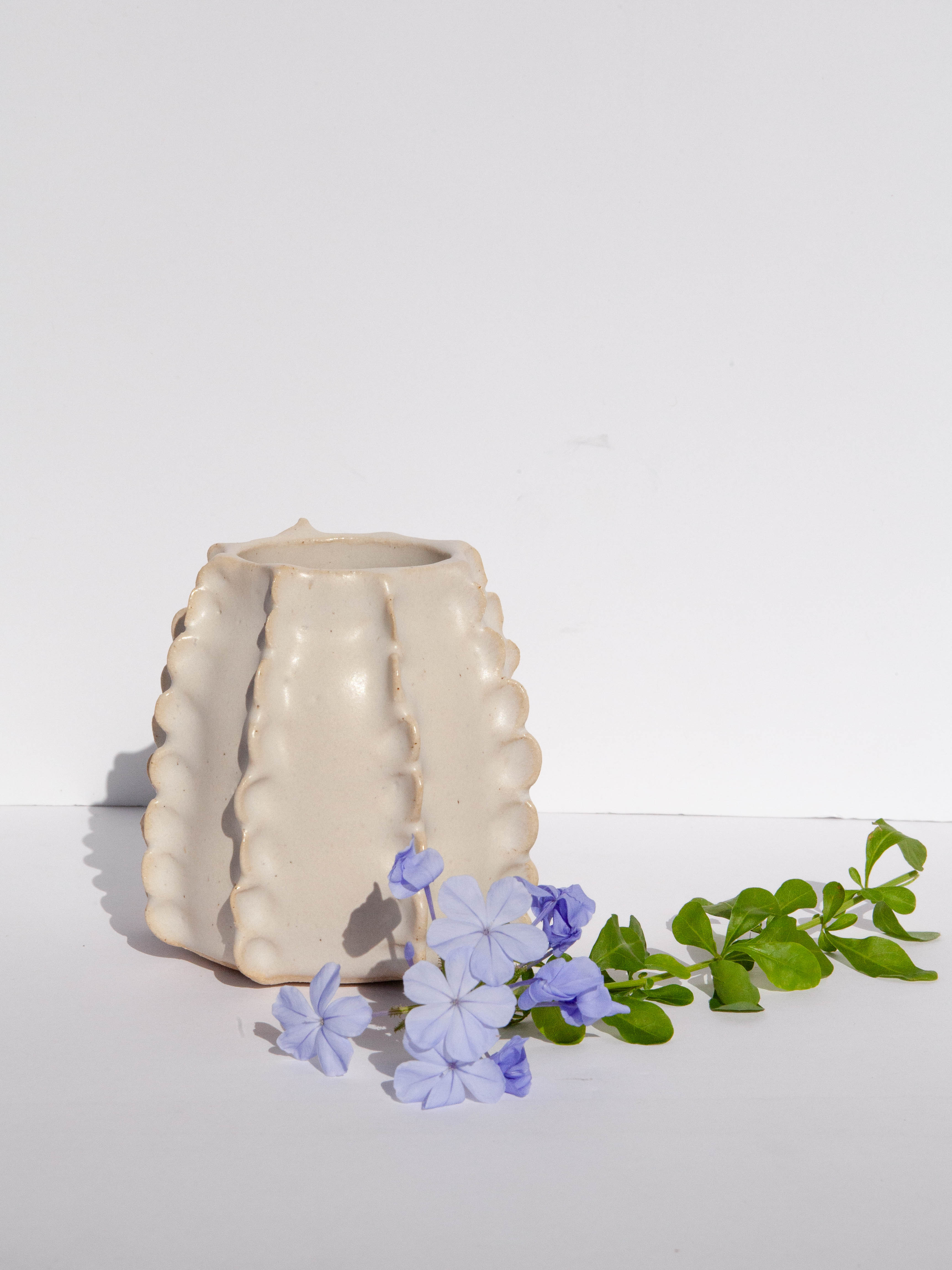 Hey Moon Ruffled Vase