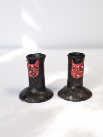 Diablo Candleholder Pair