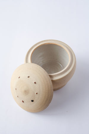 Orb Jar with Inset Pebbles - Sister Ceramics