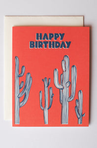 Cactus Birthday Card