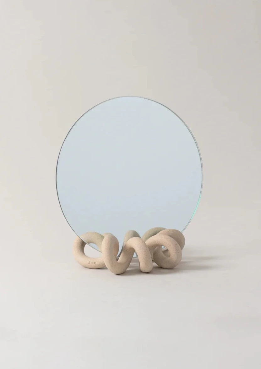 Curlee Table Mirror - Sin Ceramics