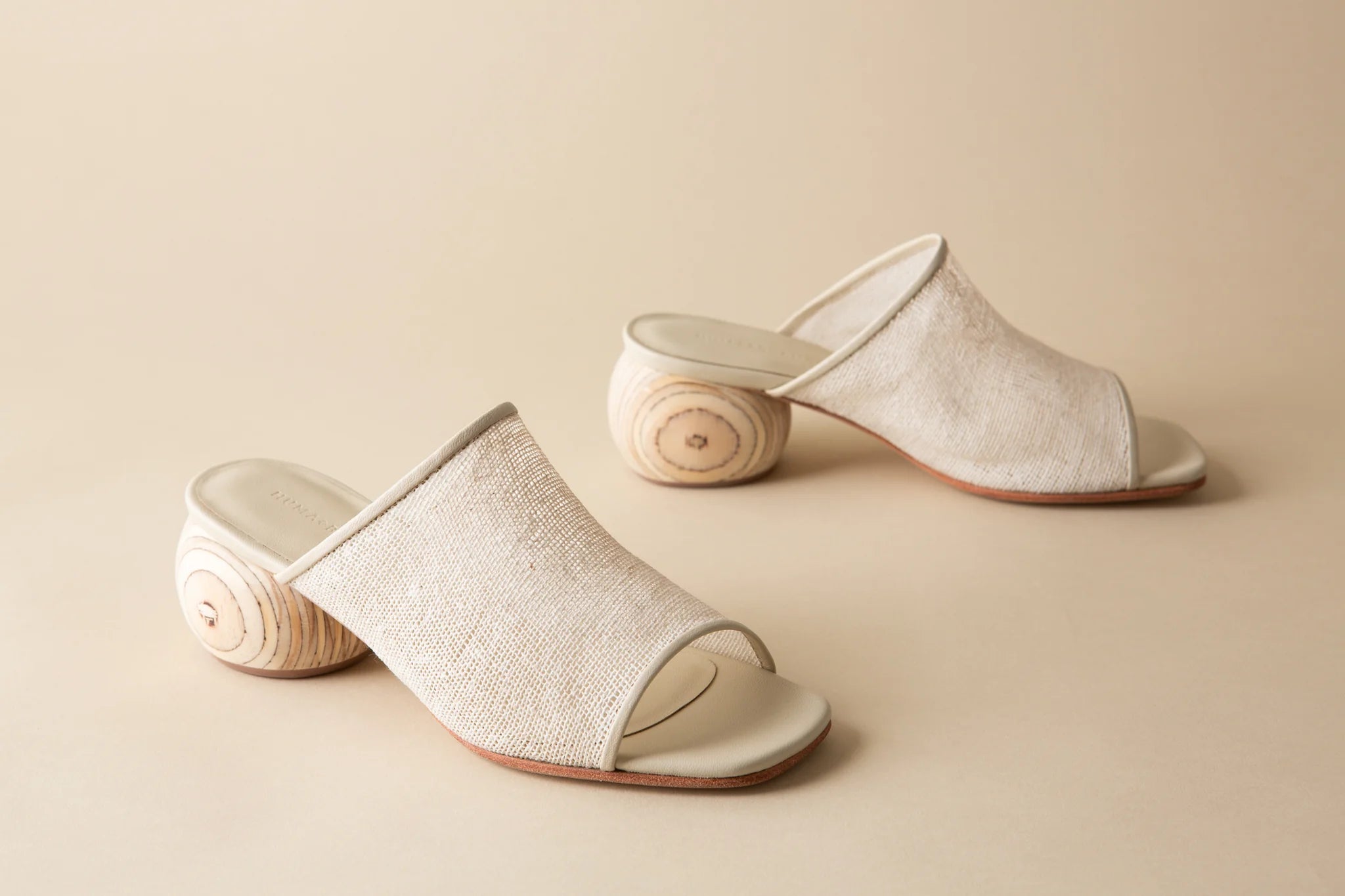 Milla Mule in Natural Jute  - Huma Blanco