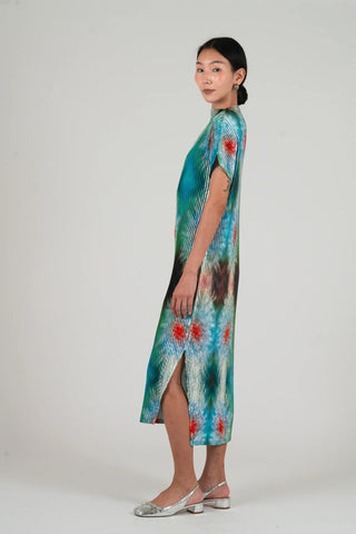 Wave Orb Dress in Urchin Angel - Nin Studio