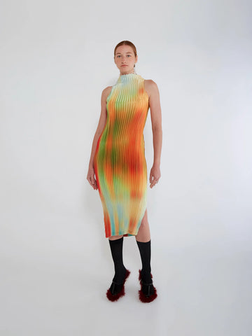 Wave Tank Dress - Veil