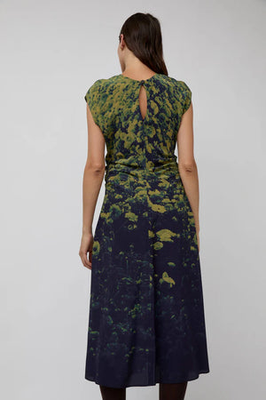 Rochelle Dress in Green Poppies - No. 6