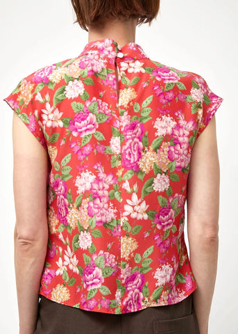 Alex Top in Red Bouquet - No. 6