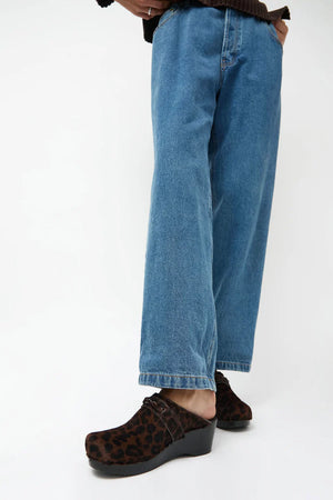 Bridgit Clog in Espresso Pony on Black - No. 6
