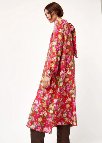 Lia Dress in Red Bouquet - No. 6