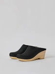 New School Clog Wedge in Black - No. 6