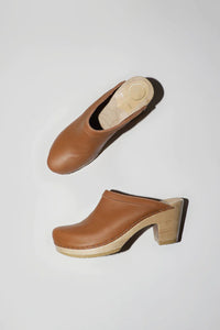 Old School Clog high heel in Palomino - No. 6