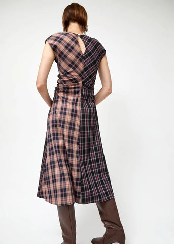 Rochelle Dress in Plum Plaid - No. 6