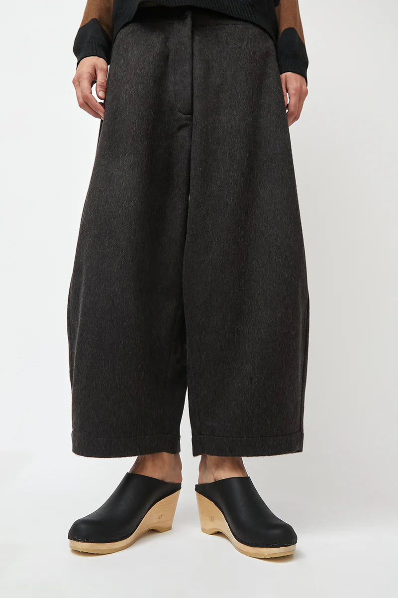 New School Clog Wedge in Black - No. 6