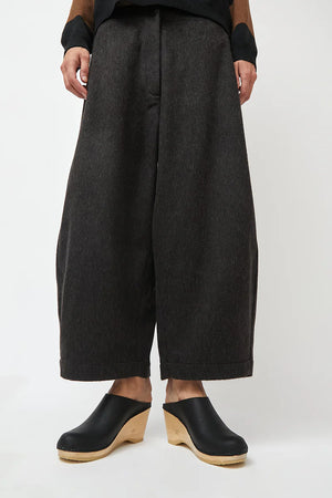 New School Clog Wedge in Black - No. 6