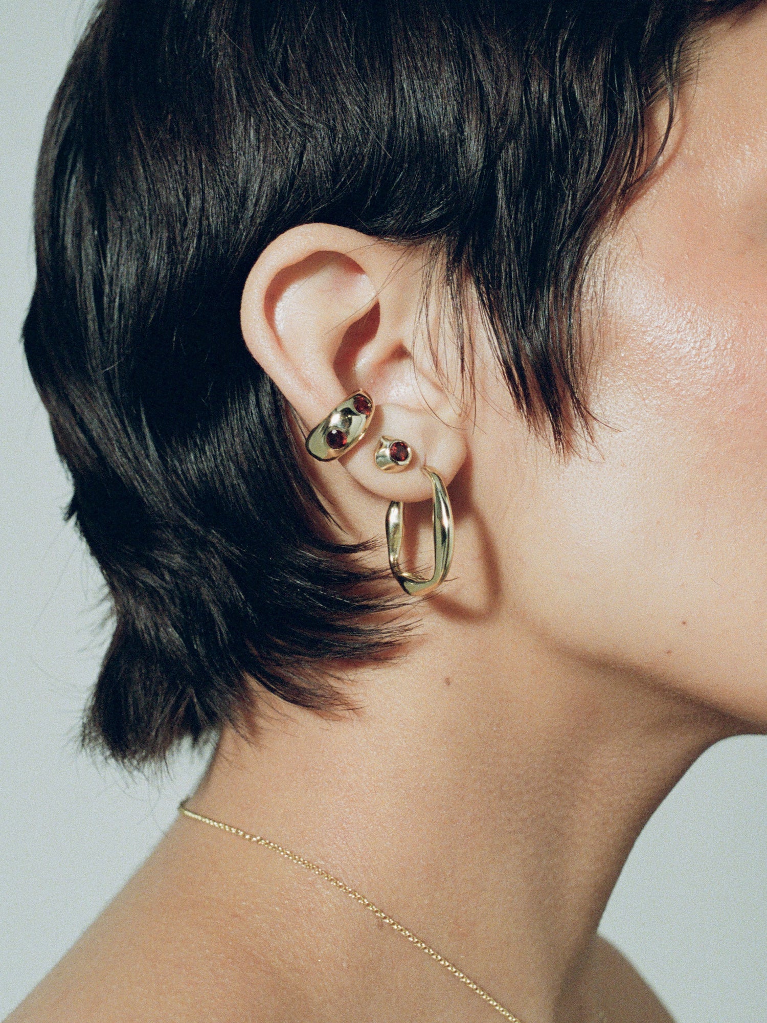 Small Onda Hoop Earrings - Faris