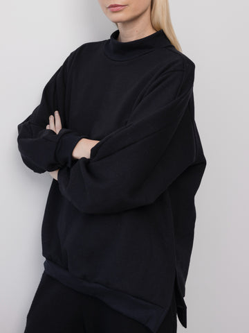 Big Sweatshirt in Black - Wol Hide