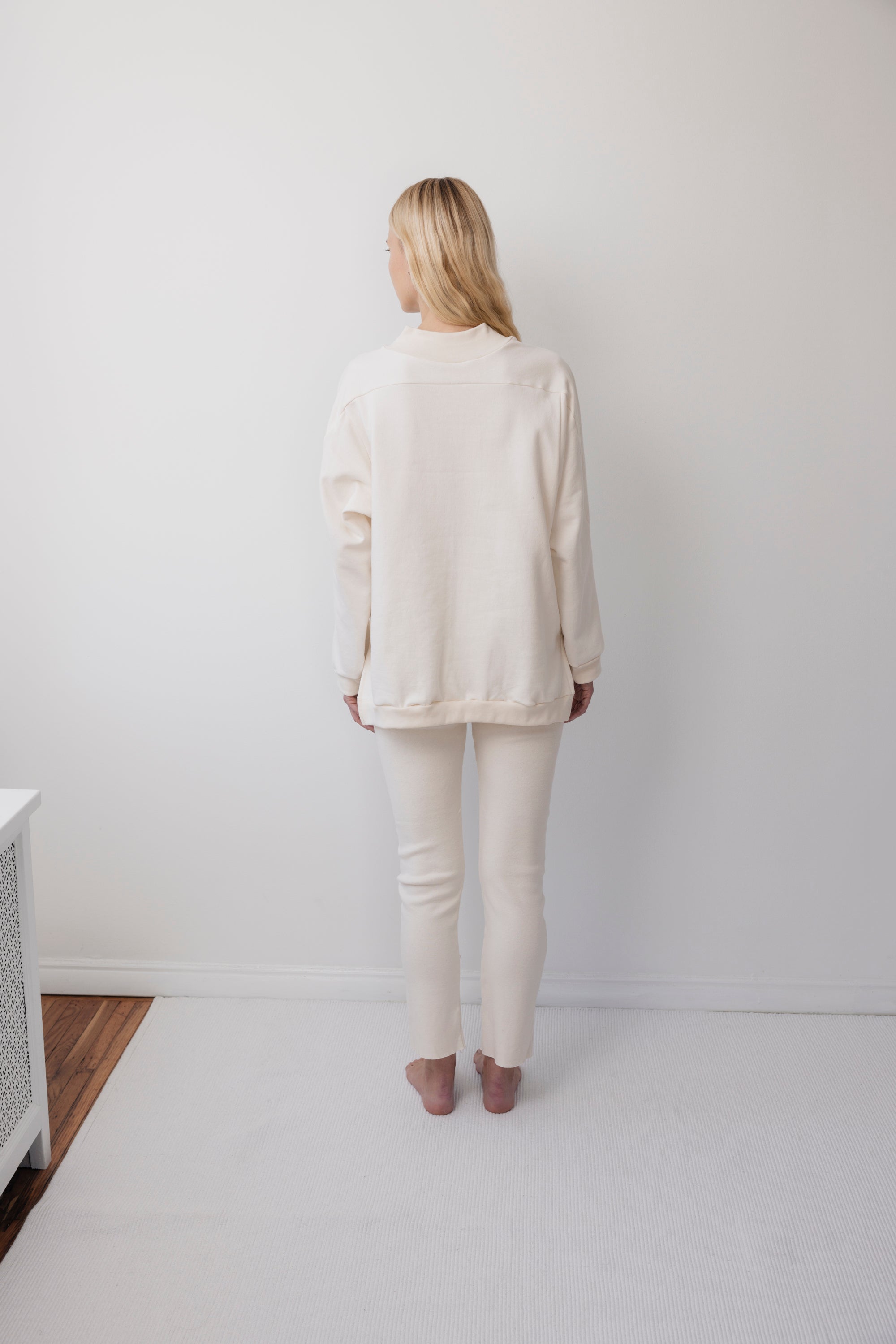 Big Sweatshirt in Natural - Wol Hide