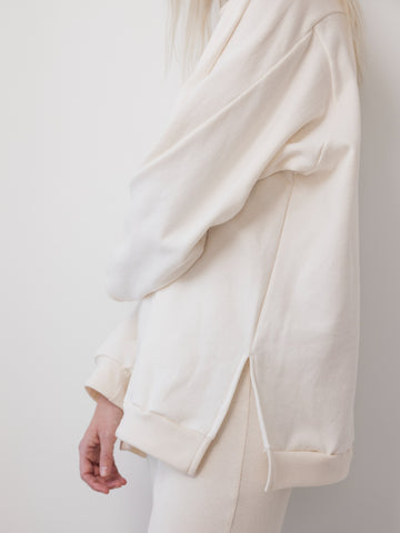 Big Sweatshirt in Natural - Wol Hide