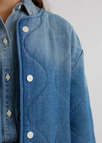 Padded Liner in Vintage Indigo - Shaina Mote