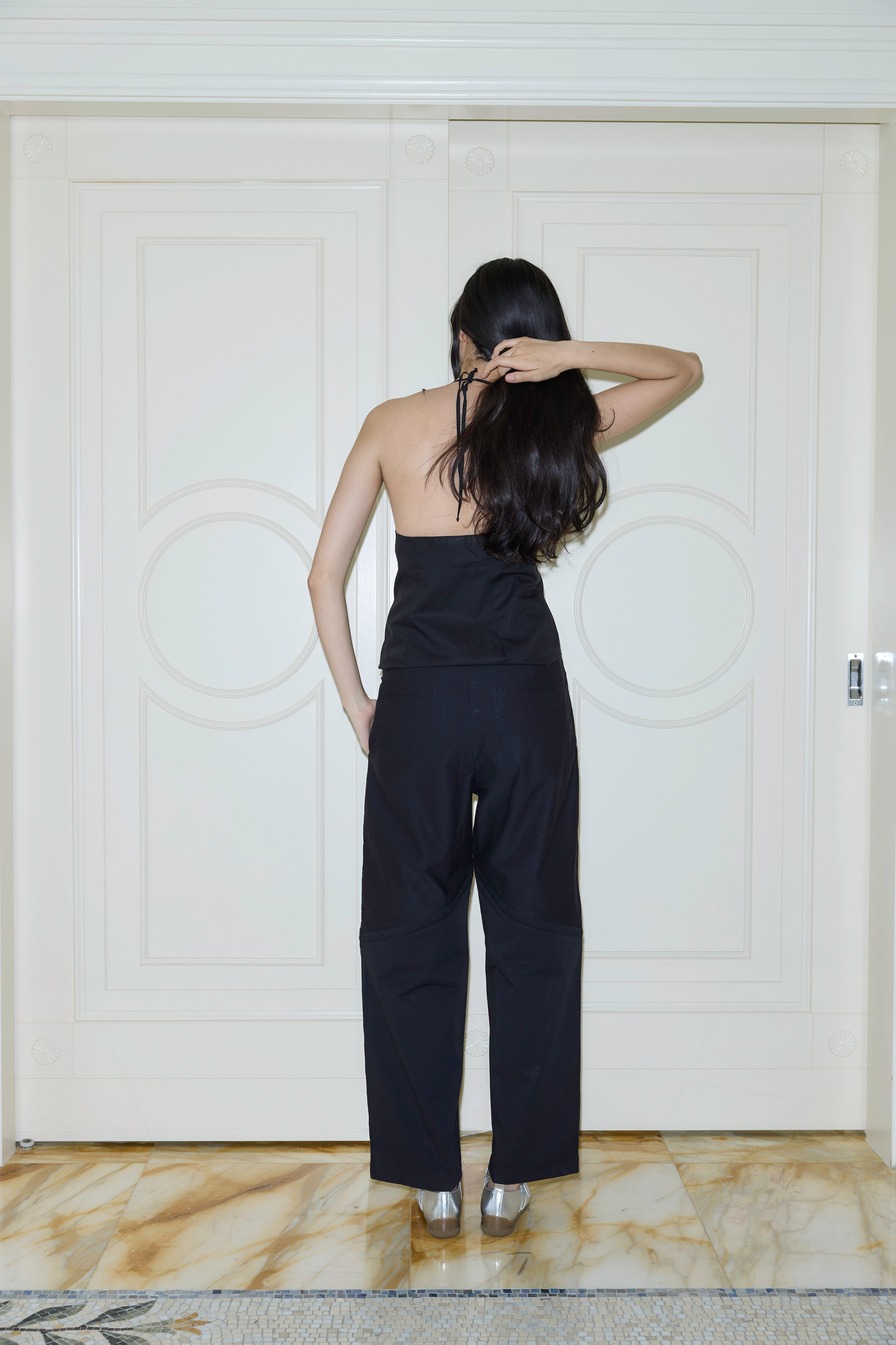 Channel Pant in Black - Deiji Studios