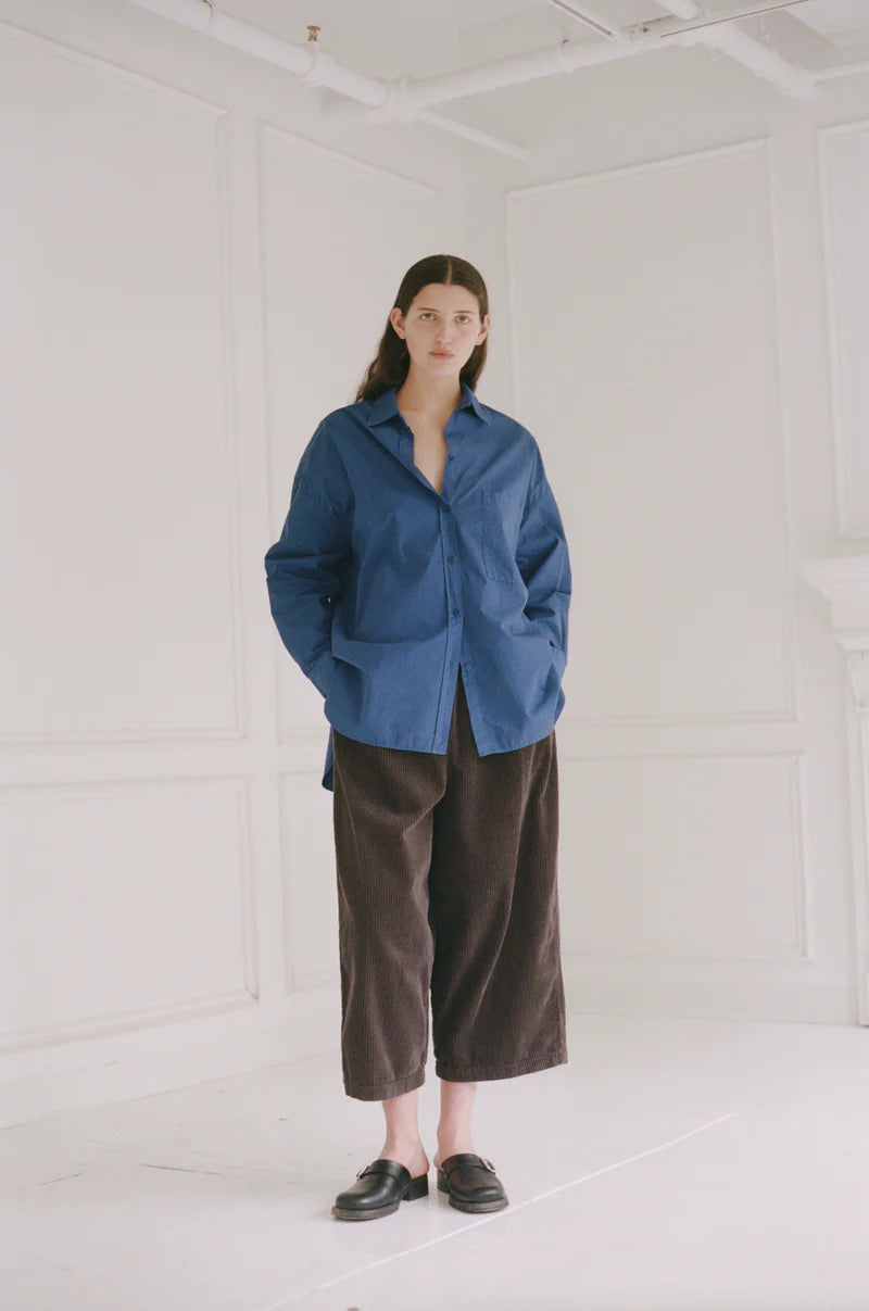 Pocket Shirt in Mechanics Blue - Shaina Mote
