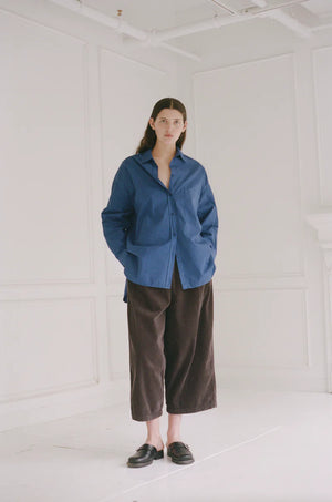Pocket Shirt in Mechanics Blue - Shaina Mote