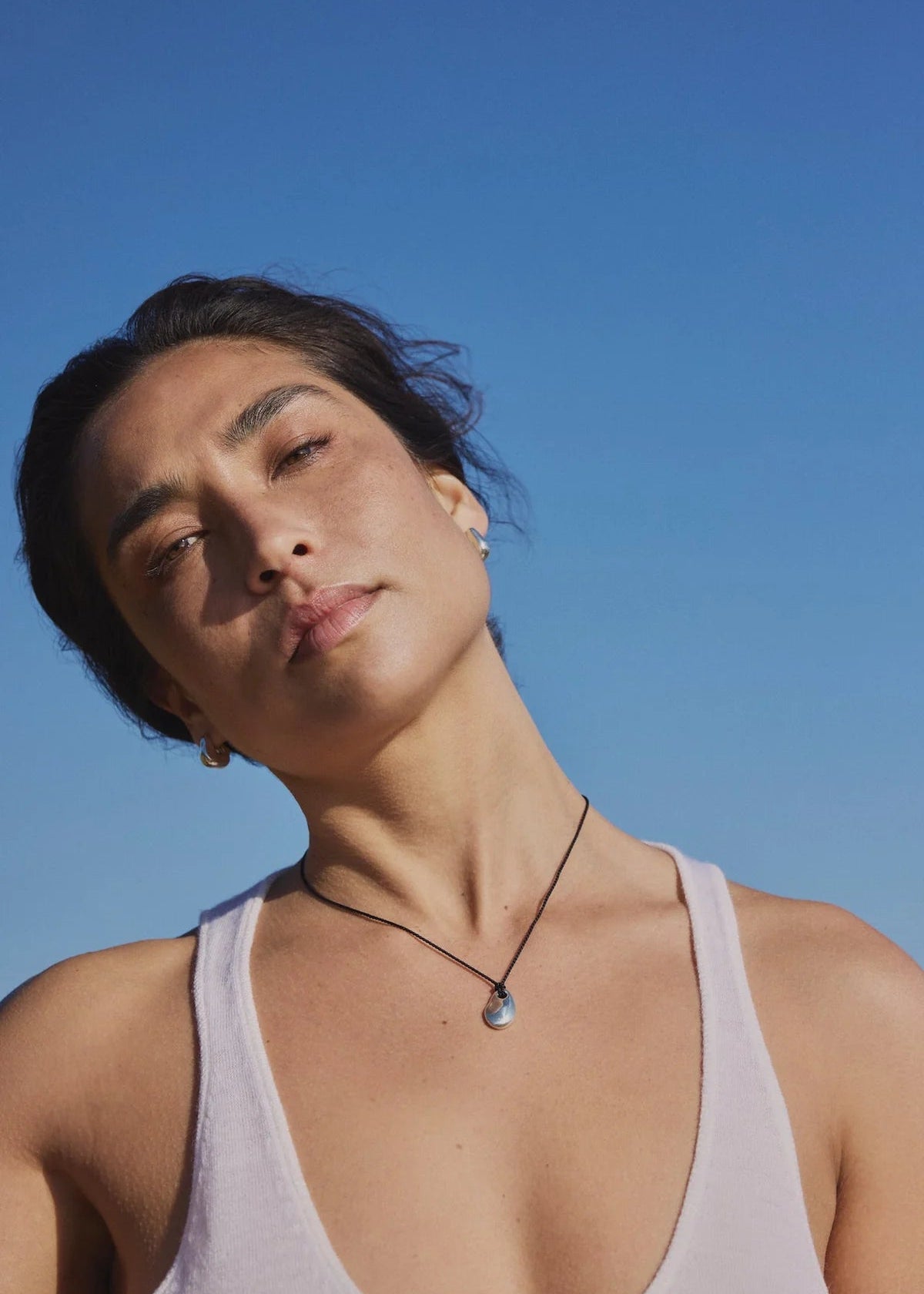 Sea Stone Pendant Necklace - Leigh Miller