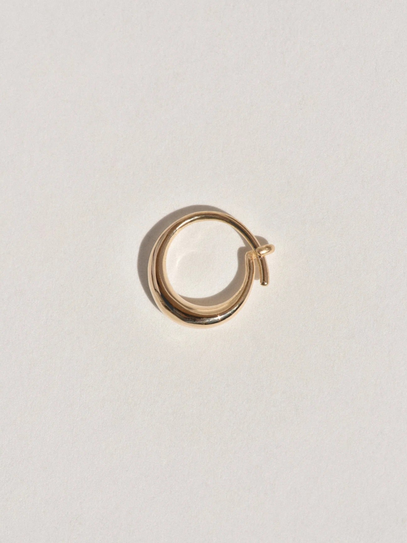 14K Gold Small Sempre Hoop - Leigh Miller