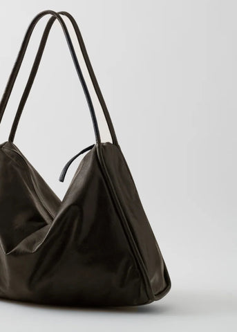 Sol Bag in Distressed Carob - Are Studio