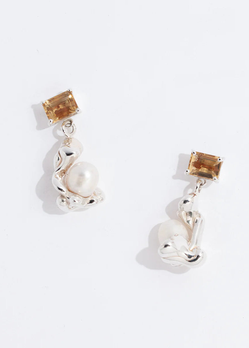 Tresor Gem Drop Earrings - Faris