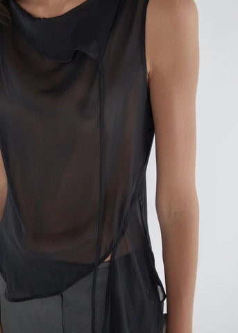 Sato Top in Black - Paloma Wool