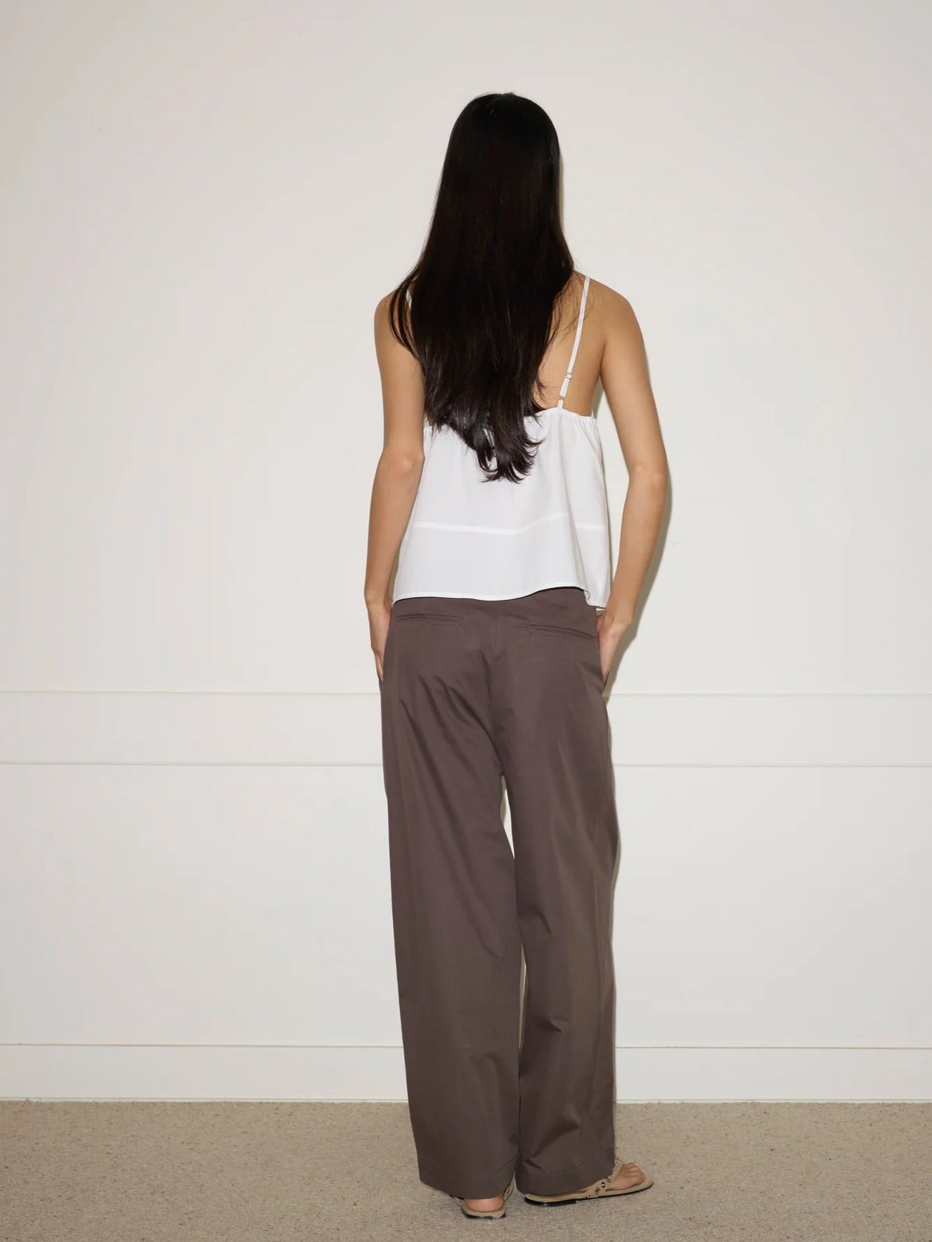 Turn Pant in Cocoa - Deiji Studios