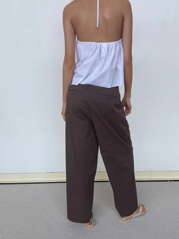 Turn Pant in Cocoa - Deiji Studios