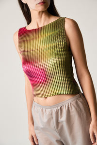 Pleat Singlet - Veil | Lovecraft Vintage & Independent Clothing