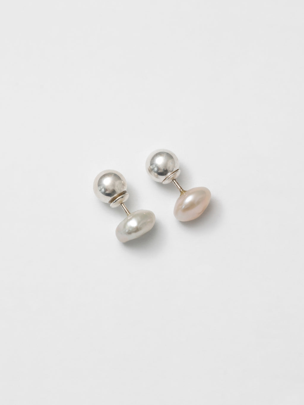 Organic Pearl Stud Earrings