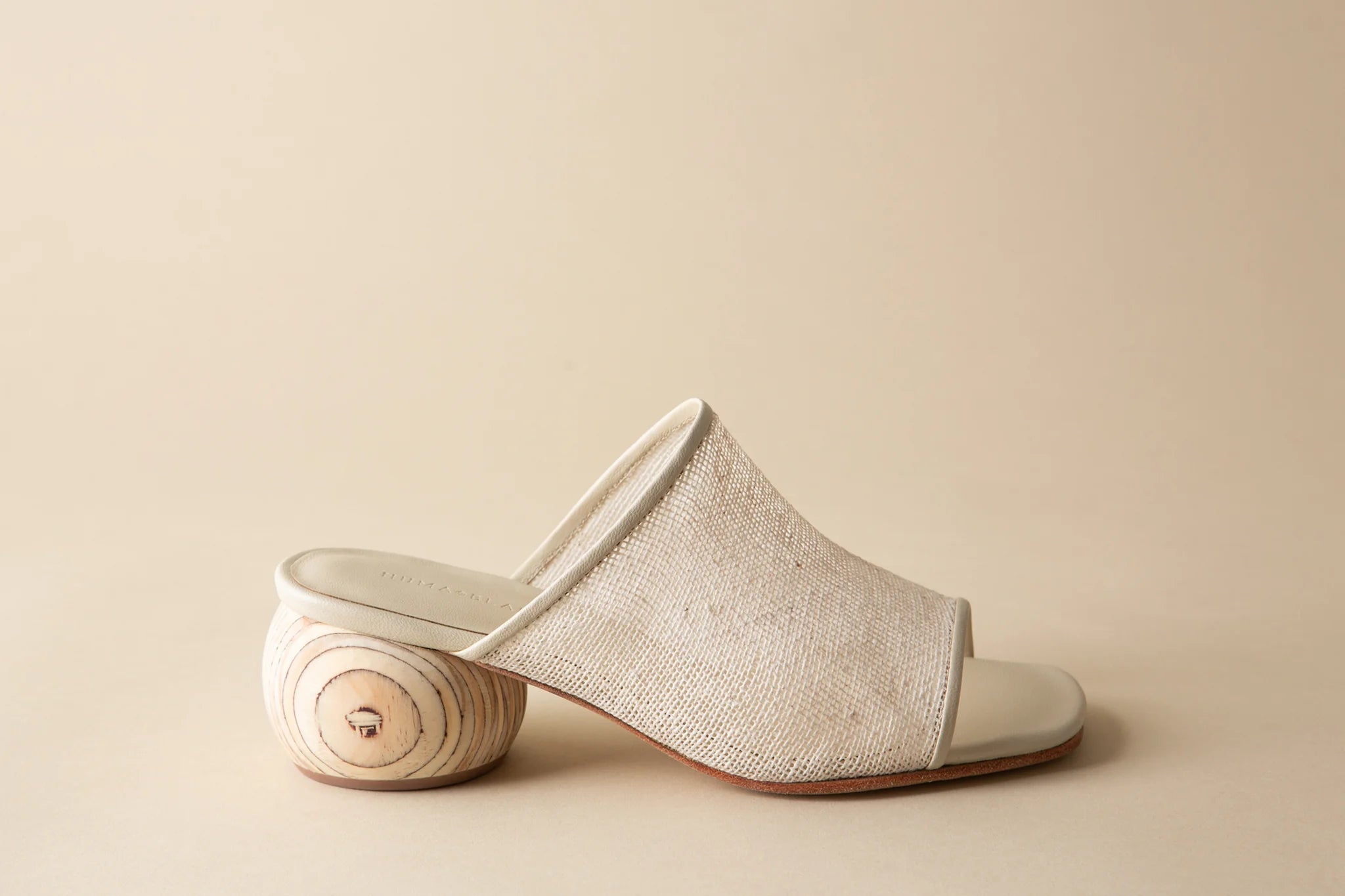 Milla Mule in Natural Jute  - Huma Blanco