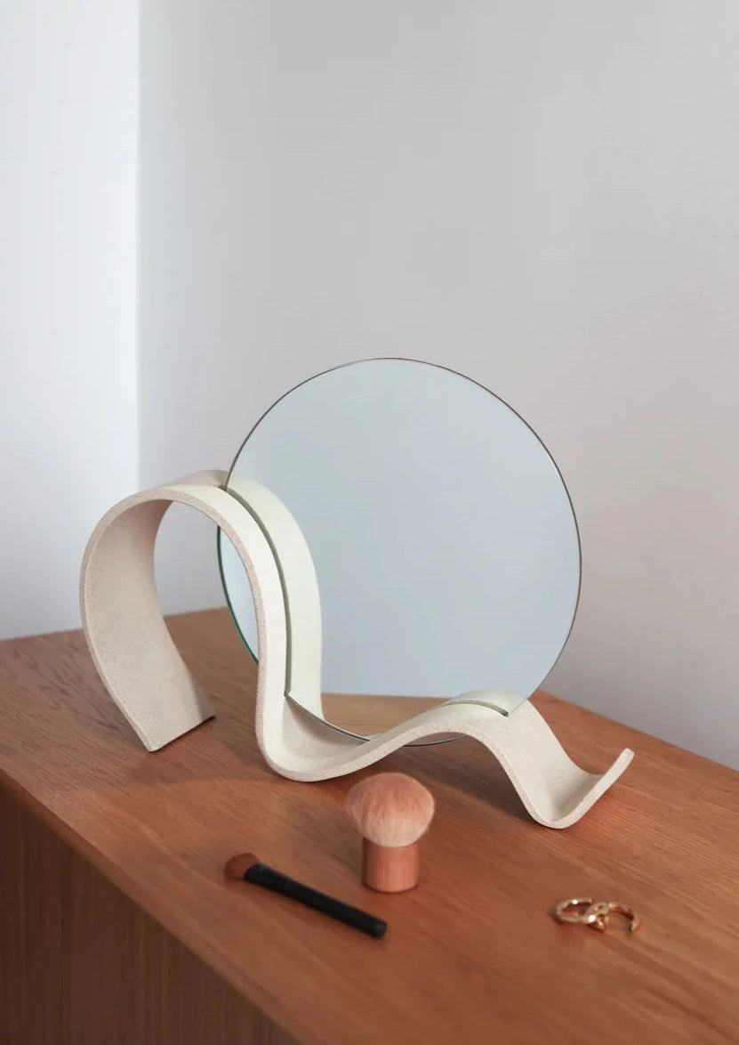 Wavee Table Mirror - Sin Ceramics