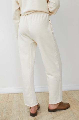 Easy Sweatpant in Natural - Wol Hide