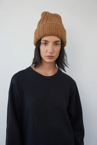 Rib hat - Fawn