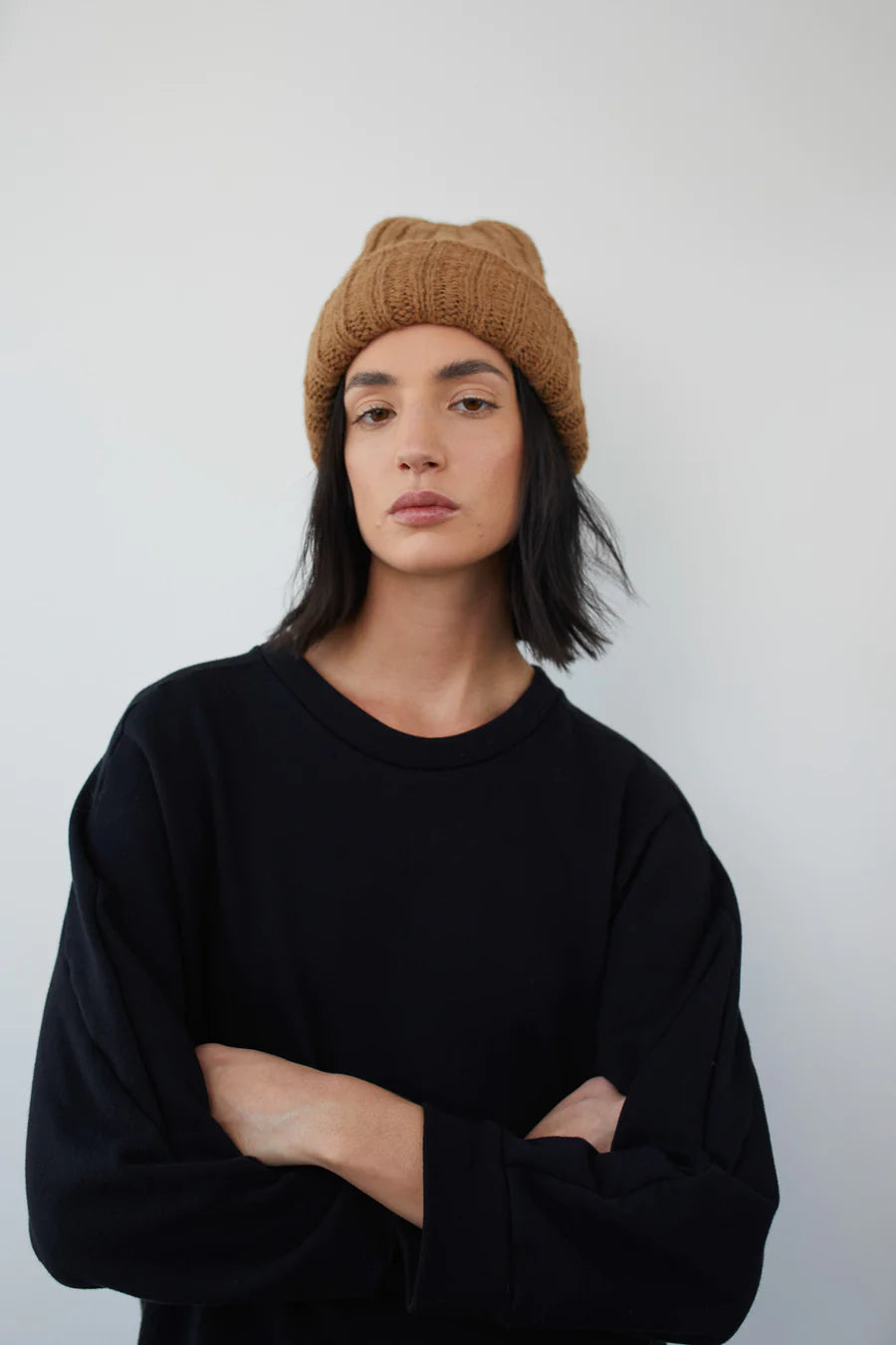 Rib hat - Fawn