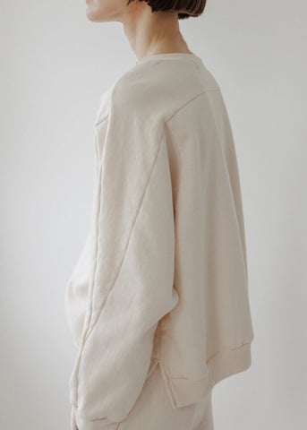 Easy Winter Sweatshirt in Natural - Wol Hide
