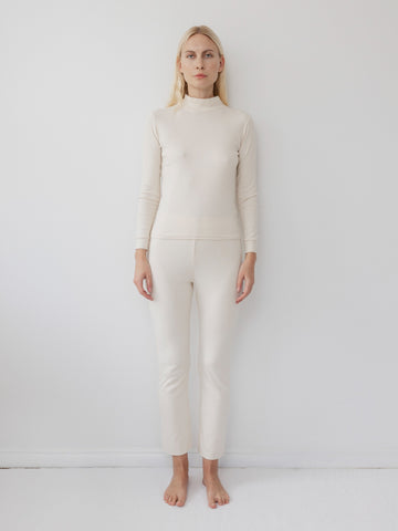 Easy Turtleneck in Natural - Wol Hide