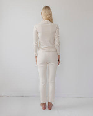 Easy Turtleneck in Natural - Wol Hide