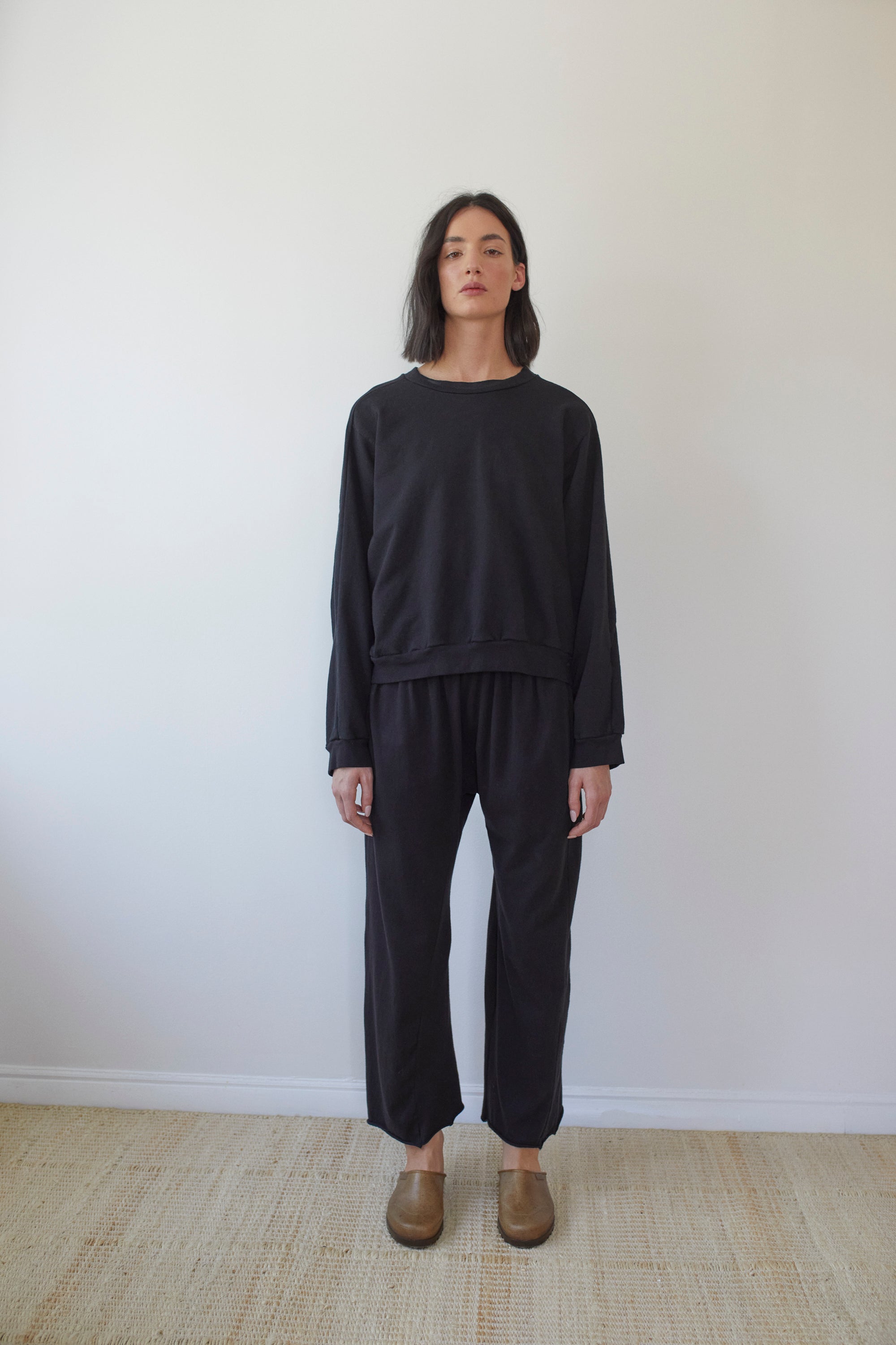 Easy Pant in Black - Wol Hide