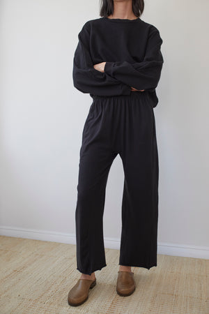 Easy Pant in Black - Wol Hide