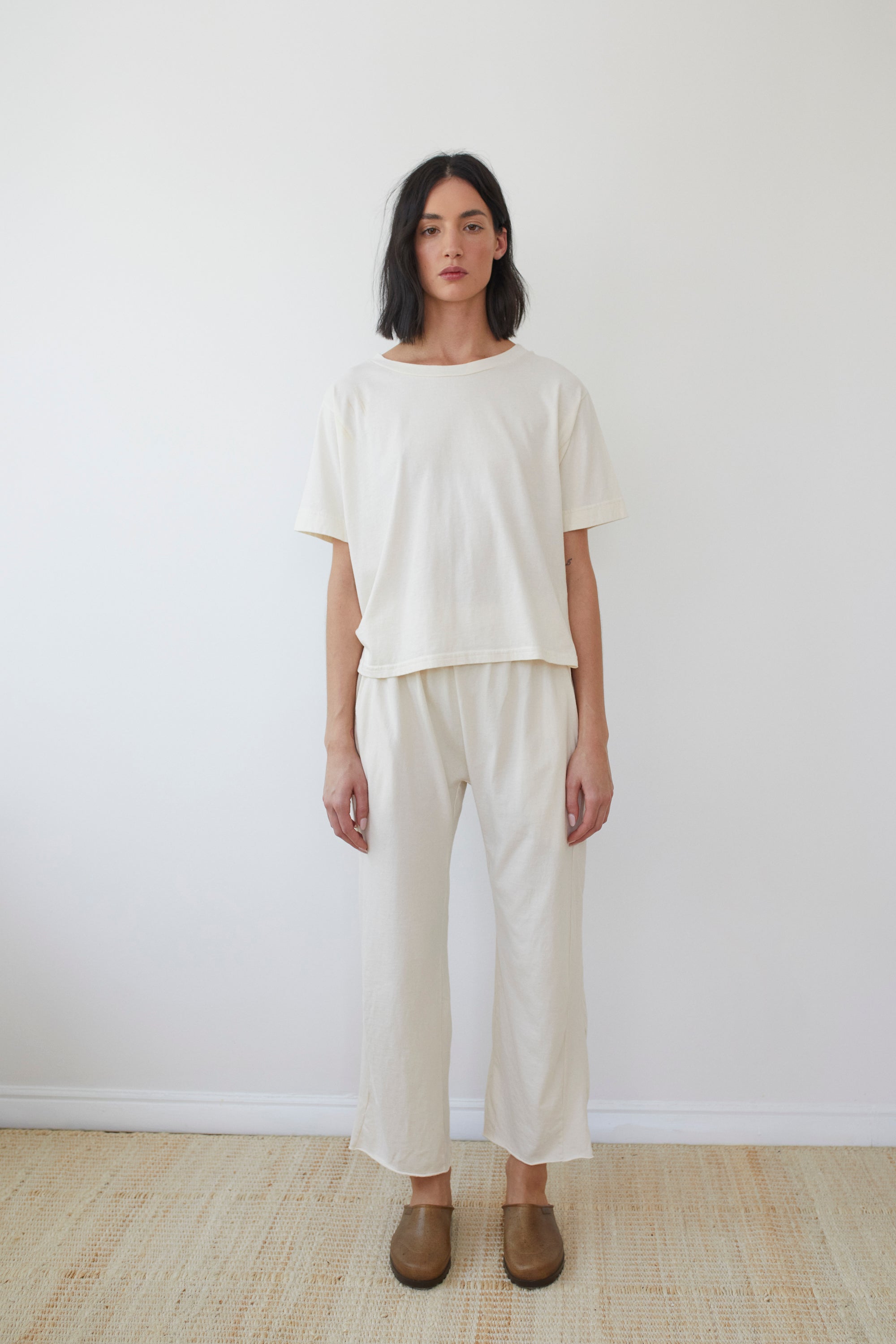 Box Tee in Natural - Wol Hide