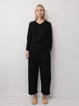 Wool Wide Leg in Onyx - Wol Hide