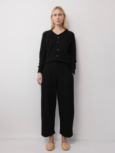 Wool Wide Leg in Onyx - Wol Hide