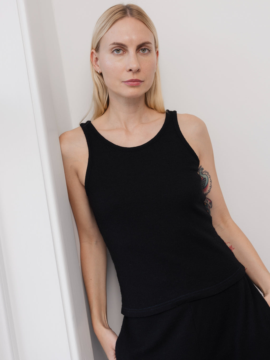 Wool Tank in Onyx - Wol Hide